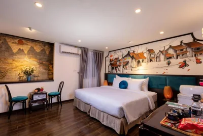 Habitación Doble Superior - 1 o 2 camas — Hanoi Center Silk Lullaby Hotel and Travel